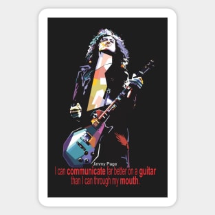 Guitarist Quote Sticker